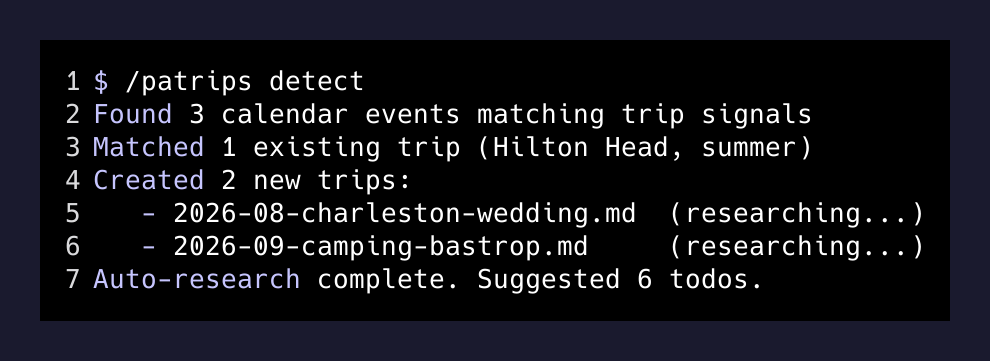 patrips skill operations