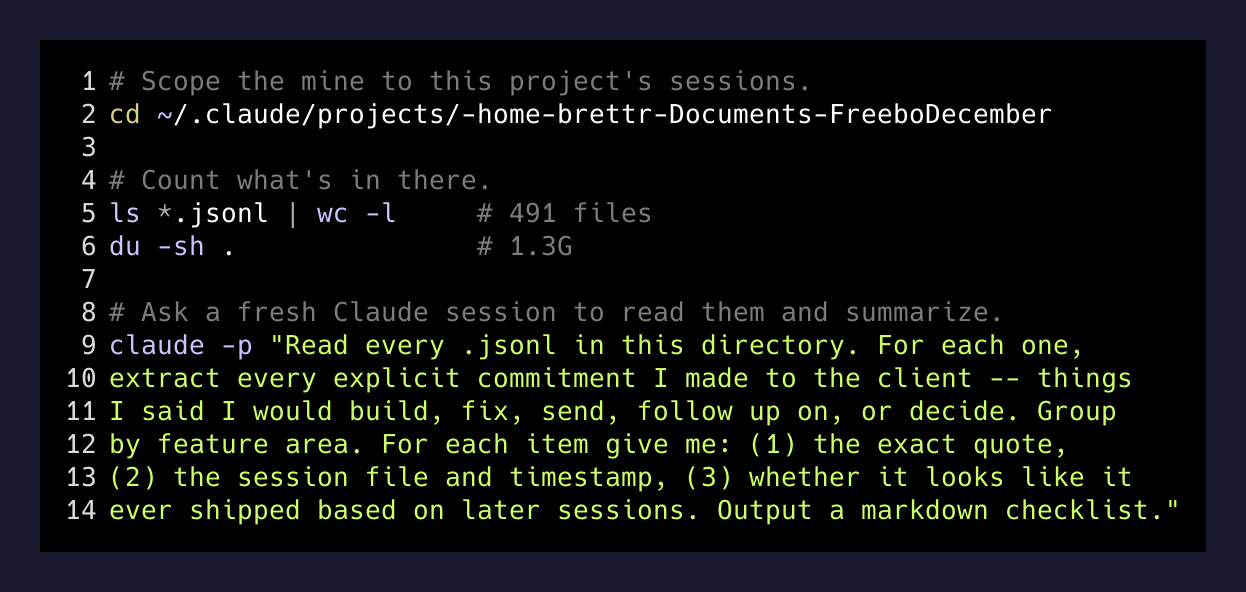 Audit prompt